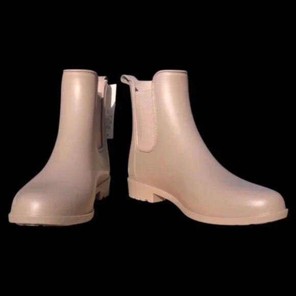 Women’s Tan Chelsea Rain Boots - 8,9 - Picture 3 of 5